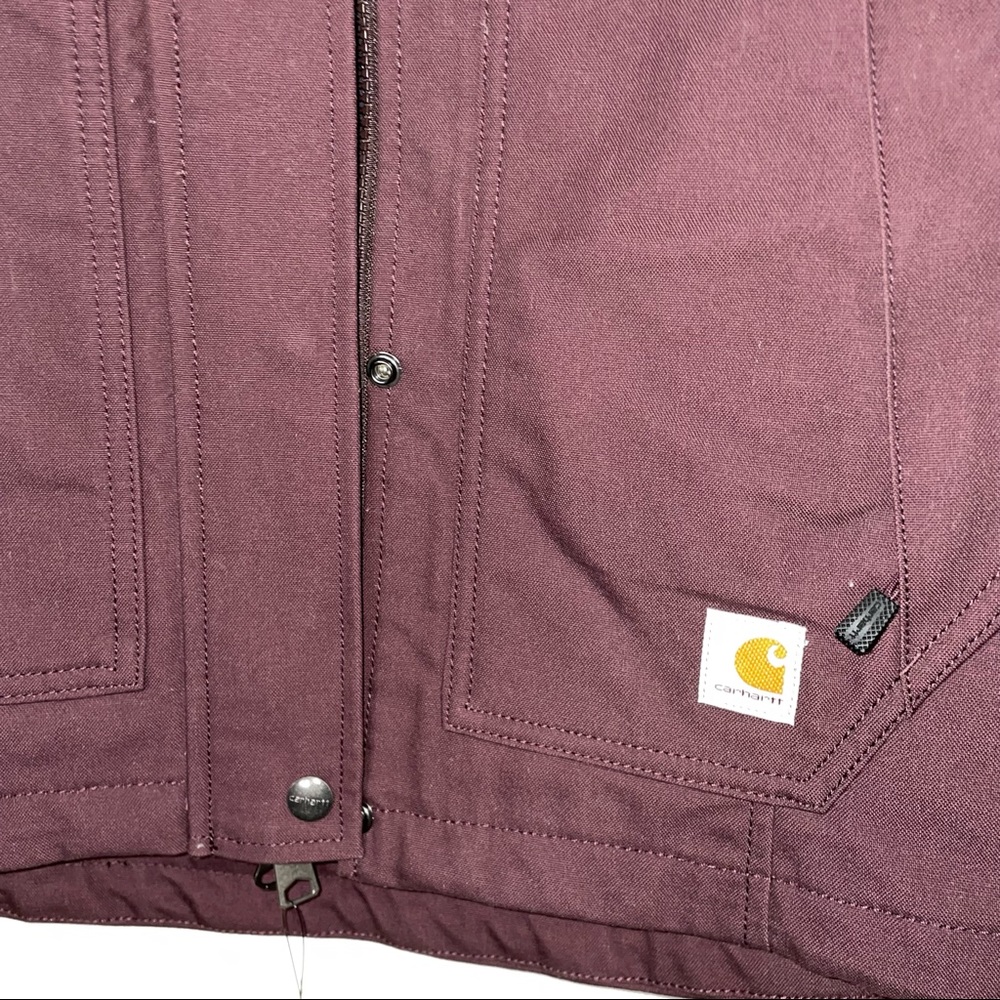 Carhartt Women's Burgundy Jacket - Picture 12 of 16
